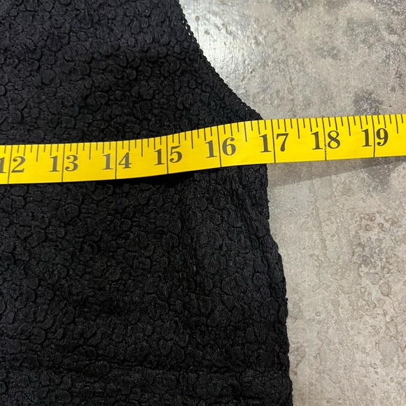 Algo Black 90s/Y2K Floral and Lace Print Tank Top - Picture 3 of 13